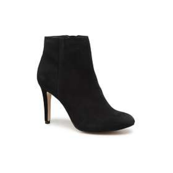 ALDO Black Suede Almond Toe Ankle Boots - Size 5 / 35 - Picture 1 of 2